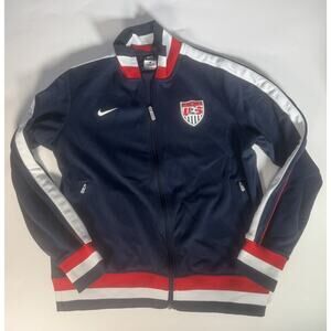 NIKE USMNT N98 Anthem Jacket Navy MENS SZ LG USA Soccer National Team